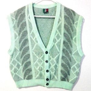 Colore Collezione Green Sweater Vest